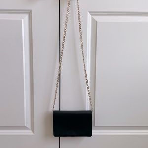 Black Gold Chained Purse